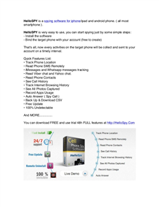 Hellospy Android Spy Software